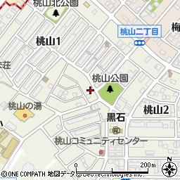 愛知県名古屋市緑区桃山1丁目147周辺の地図