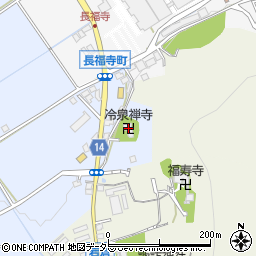 冷泉禅寺周辺の地図