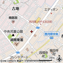 滋賀県野洲市西河原2463周辺の地図