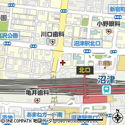 沼津駅前梅田ビル周辺の地図