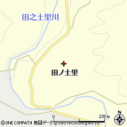愛知県豊田市御内町田ノ士里周辺の地図