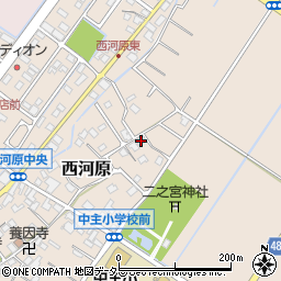 滋賀県野洲市西河原82周辺の地図
