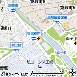 名古屋市港消防署荒子川出張所周辺の地図