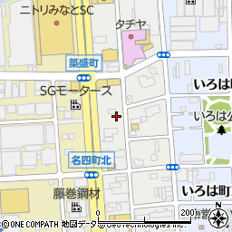 愛知県名古屋市港区築盛町33周辺の地図