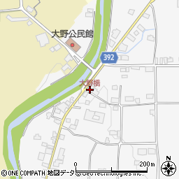 大野橋周辺の地図