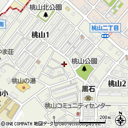 愛知県名古屋市緑区桃山1丁目138周辺の地図