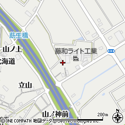 愛知県みよし市莇生町あざみ周辺の地図