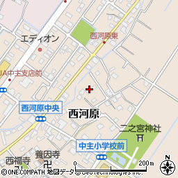 滋賀県野洲市西河原267周辺の地図