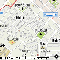 愛知県名古屋市緑区桃山1丁目137周辺の地図