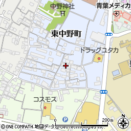 滋賀県東近江市東中野町9-28周辺の地図