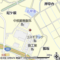 愛知県東郷町（愛知郡）諸輪（尼ケ根）周辺の地図