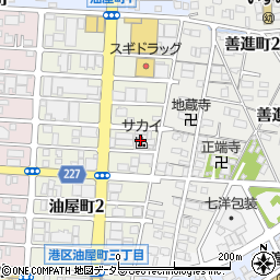 株式会社サカイ　本社工場周辺の地図