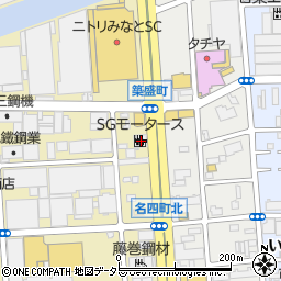 愛知県名古屋市港区砂美町82周辺の地図