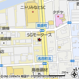 愛知県名古屋市港区砂美町82周辺の地図