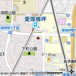 セブンイレブン豊田市梅坪町店周辺の地図