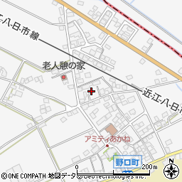 滋賀県東近江市野口町239-5周辺の地図
