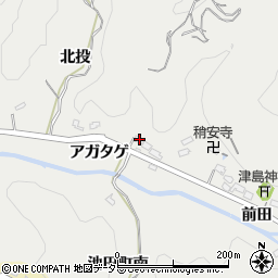 愛知県豊田市池田町アガタゲ176-1周辺の地図
