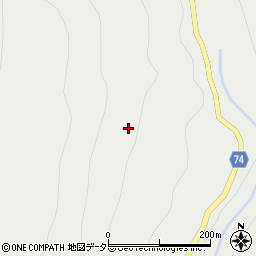愛知県北設楽郡東栄町足込平野周辺の地図