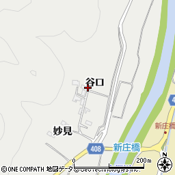 京都府南丹市八木町美里谷口周辺の地図