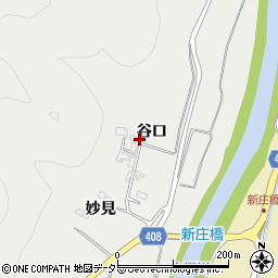 京都府南丹市八木町美里（谷口）周辺の地図