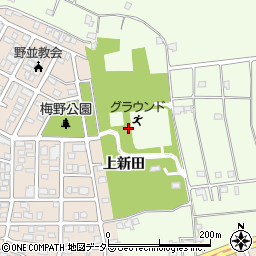愛知県名古屋市天白区天白町大字野並（上新田）周辺の地図