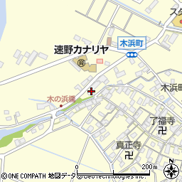 滋賀県守山市木浜町1650-1周辺の地図