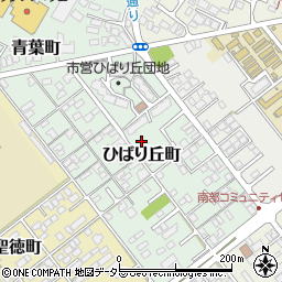 滋賀県東近江市ひばり丘町周辺の地図