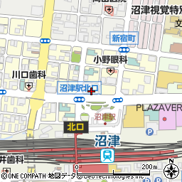 マクドナルド沼津駅北口店周辺の地図