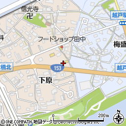 愛知県豊田市荒井町周辺の地図