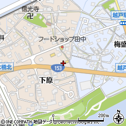 愛知県豊田市荒井町周辺の地図