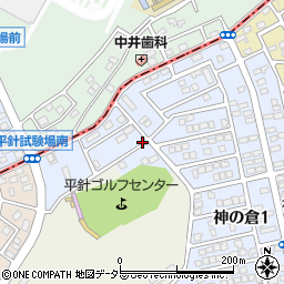 【スペース間違い注意】akippa 緑区神の倉 駐車場周辺の地図
