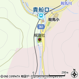 梶取社周辺の地図