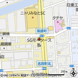 愛知県名古屋市港区砂美町80周辺の地図