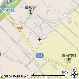 滋賀県東近江市中戸町468周辺の地図