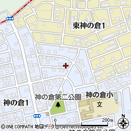 リッツ神の倉Ａ周辺の地図