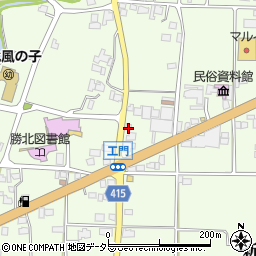 津山市役所　勝北支所産業建設課産業周辺の地図