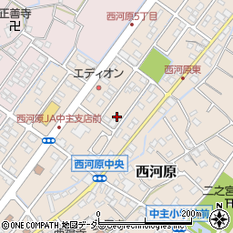 滋賀県野洲市西河原2566周辺の地図
