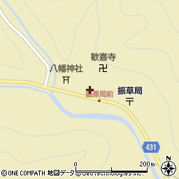 愛知県北設楽郡東栄町振草上粟代宮平周辺の地図