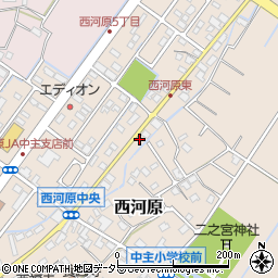 滋賀県野洲市西河原248周辺の地図