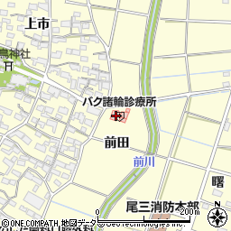 愛知県愛知郡東郷町諸輪前田周辺の地図