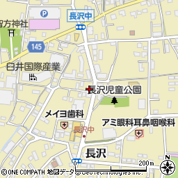 長沢郵便局 ＡＴＭ周辺の地図