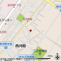 滋賀県野洲市西河原252周辺の地図