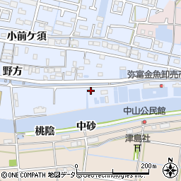 愛知県弥富市前ケ須町野方801周辺の地図