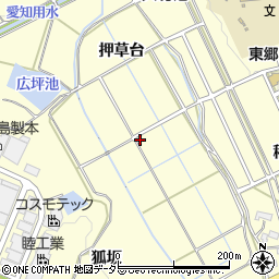 愛知県愛知郡東郷町諸輪押草台周辺の地図