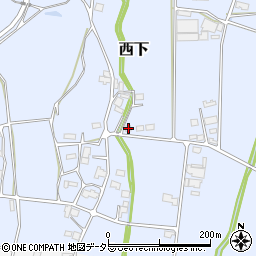 岡山県津山市西下463-5周辺の地図
