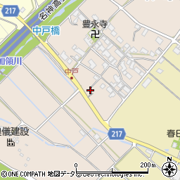 滋賀県東近江市中戸町465-23周辺の地図