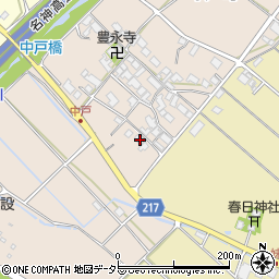 滋賀県東近江市中戸町467周辺の地図