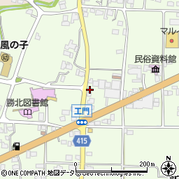作州津山商工会周辺の地図