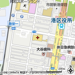 バロー港栄店周辺の地図