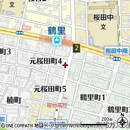 やきとり大吉　鶴里店周辺の地図